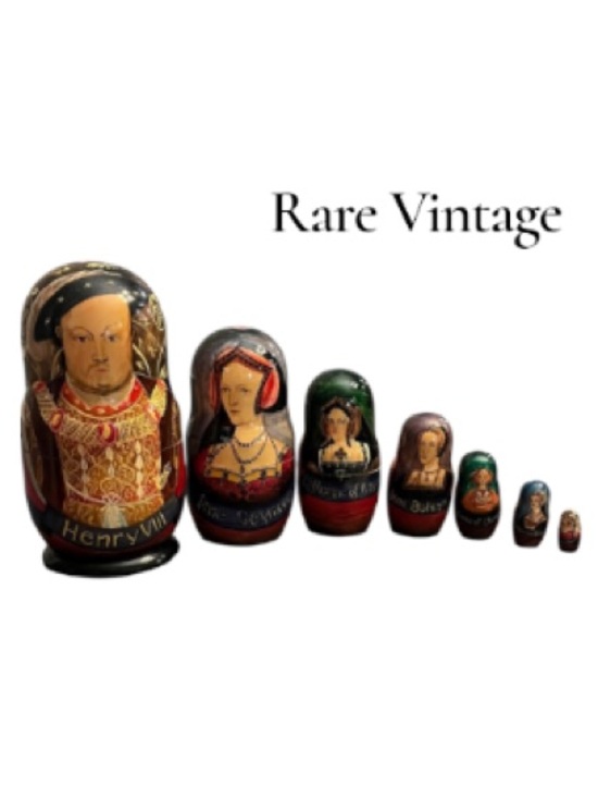 Vintage Other - Matryoshka Vintage Russian H Clever Henry  The Eighth Wives Limited Rare-Signed